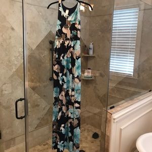 Pinkblush floral maxi maternity dress small NWT